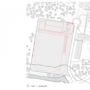 Fase 1 – Demolição. (Ar:Co – Arquitetura Cooperativa).