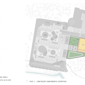 Fase 2 – Construção de Equipamentos Esportivos. (Ar:Co – Arquitetura Cooperativa).