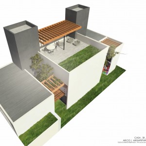 Vista aérea. (Ar:Co – Arquitetura Cooperativa).