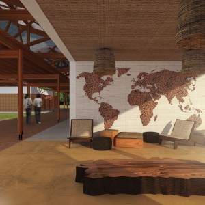 Etapa 1: Àrea de Estar / Espera dos Visitantes. (Ar:Co – Arquitetura Cooperativa).