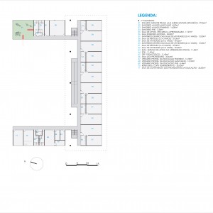 Lote 01: Planta do 1º Pavimento. (Ar:Co – Arquitetura Cooperativa).