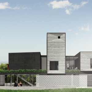 Vista Lateral 1. (Ar:Co – Arquitetura Cooperativa).
