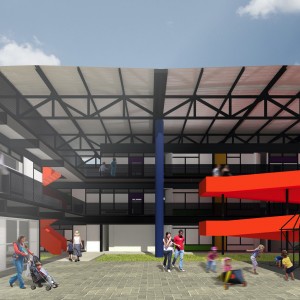 Os alunos são os principais usuários da escola, por isso, importantes para o sucesso de gestão da mesma. Devem compreender e se envolver ativamente nos princípios sustentáveis dos edifício, sendo todo ele uma ferramenta de ensino. (Ar:Co – Arquitetura Cooperativa).