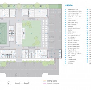 Implantação / Pavimento Térreo. (Ar:Co – Arquitetura Cooperativa).