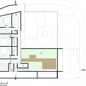 Pavimento Superior. (Ar:Co – Arquitetura Cooperativa).