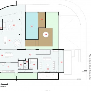 Pavimento Térreo. (Ar:Co – Arquitetura Cooperativa).
