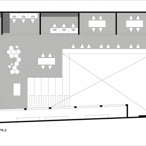 Planta Baixa 2º Piso – Etapa 2. (Ar:Co – Arquitetura Cooperativa).