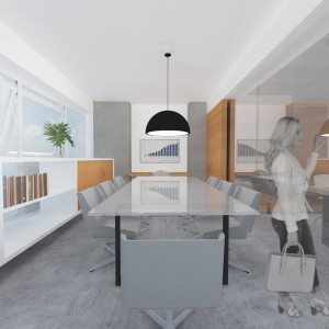 Sala de Reuniões. (Ar:Co – Arquitetura Cooperativa).