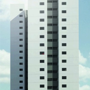 Estudo cromático do edifício, opção 2. (Ar:Co – Arquitetura Cooperativa).