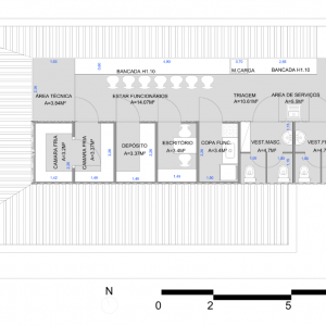 Planta do 2º piso. (Ar:Co – Arquitetura Cooperativa).