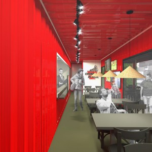 Vista do Salão. (Ar:Co – Arquitetura Cooperativa).