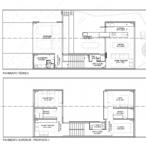 Plantas Pav. Térreo e Superior. (Ar:Co – Arquitetura Cooperativa).