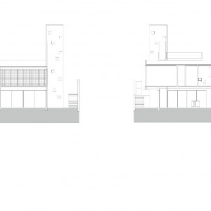 Corte CC e DD. (Ar:Co – Arquitetura Cooperativa).