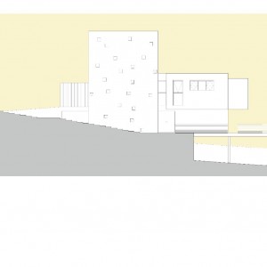 Elevação Leste (Ar:Co – Arquitetura Cooperativa).