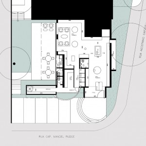 Planto Pavimento Térreo. (Ar:Co – Arquitetura Cooperativa).