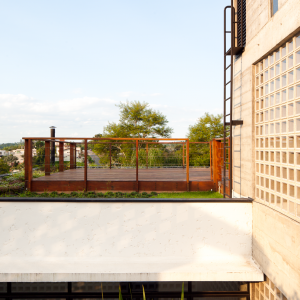 Vista da laje verde. (Ar:Co – Arquitetura Cooperativa).