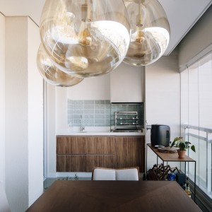 Vista da área goumert da Varanda. (Ar:Co – Arquitetura Cooperativa).