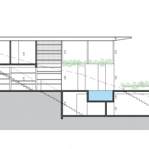Corte Longitudinal. (Ar:Co – Arquitetura Cooperativa).