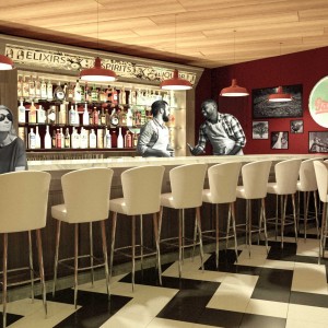 Bar. (Ar:Co-Arquitetura Cooperativa).