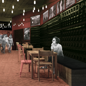 Vista do Salão 3. (Ar:Co-Arquitetura Cooperativa).