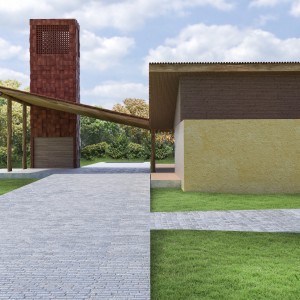 Acesso. (Ar:Co – Arquitetura Cooperativa).