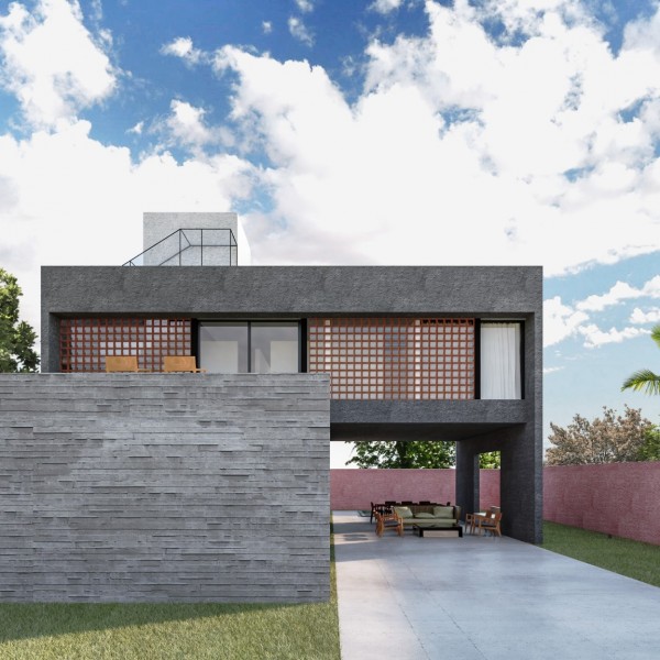 Acesso a casa. (Ar:Co – Arquitetura Cooperativa).