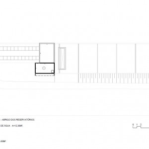 Planta dos reservatórios. (Ar:Co – Arquitetura Cooperativa).