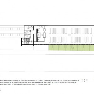 Planta do Pavimento Térreo. (Ar:Co – Arquitetura Cooperativa).