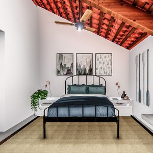 Vista da Suíte. (Ar:Co – Arquitetura Cooperativa).