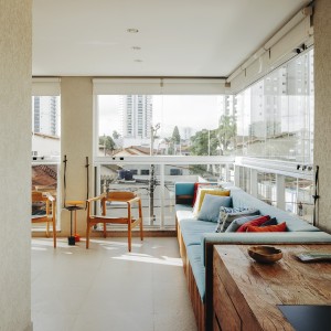 Foto da varanda. (Ar:Co – Arquitetura Cooperativa).