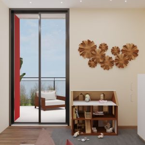 Quarto de Hóspedes. (Ar:Co – Arquitetura Cooperativa).