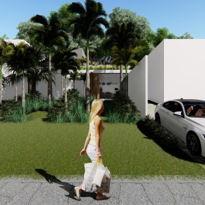 Fachada Frontal. (Ar:Co – Arquitetura Cooperativa).