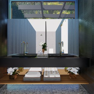 Banheiro. (Ar:Co – Arquitetura Cooperativa).