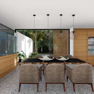 Sala de Jantar. (Ar:Co – Arquitetura Cooperativa).