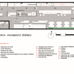 Planta de Layout. (Ar.Co – Arquitetura Cooperativa).