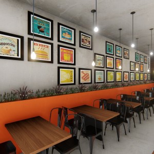 Vista da área de alimentação. (Ar.Co – Arquitetura Cooperativa).