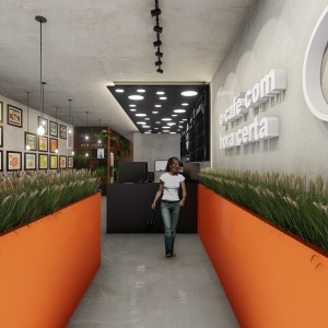 Acesso ao Café. (Ar.Co – Arquitetura Cooperativa).
