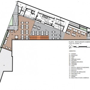 Layout do Pavimento Térreo. (Ar:Co – Arquitetura Cooperativa).