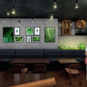 Vista do Salão Secundário. (Ar:Co – Arquitetura Cooperativa).