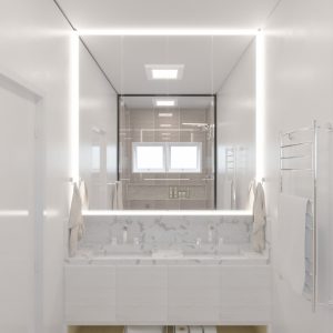 Banheiro 2. (Ar:Co – Arquitetura Cooperativa).