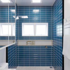 Banheiro 1. (Ar:Co – Arquitetura Cooperativa).