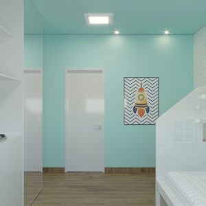 Dormitório 1. (Ar:Co – Arquitetura Cooperativa).