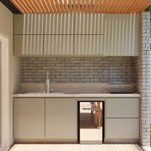 Espaço Gourmet. (Ar:Co – Arquitetura Cooperativa).