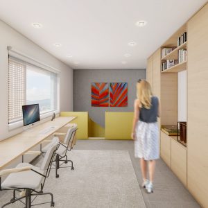 Sala de Estudo. (Ar:Co – Arquitetura Cooperativa).