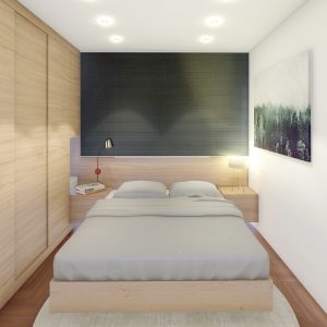 Suíte. (Ar:Co – Arquitetura Cooperativa).