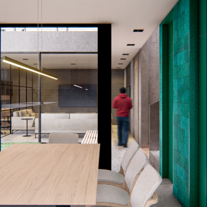 Sala de Jantar. (Ar:Co – Arquitetura Cooperativa).