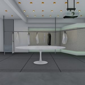 Loja nível térreo. (Ar:Co-Arquitetura Cooperativa).