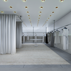 Loja primeiro pavimento. (Ar:Co-Arquitetura Cooperativa).