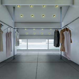 Loja segundo pavimento. (Ar:Co-Arquitetura Cooperativa).