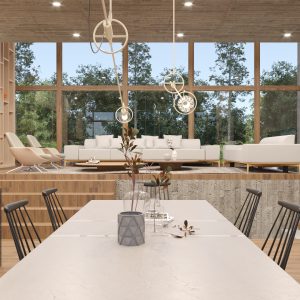 Sala de Jantar. (Ar:Co – Arquitetura Cooperativa).